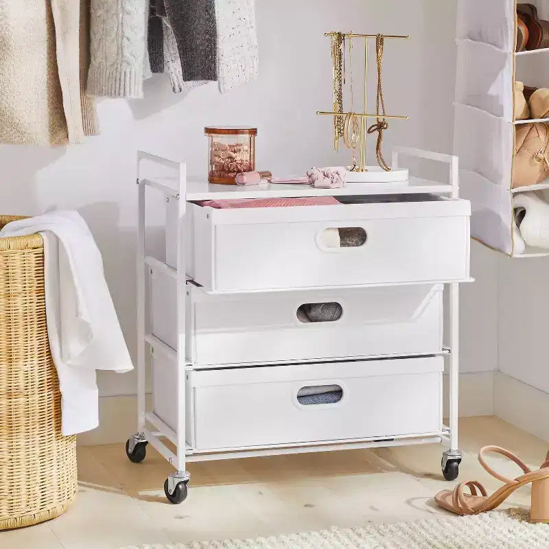 Carrello a 3 cassetti con ruote - Brightroom™