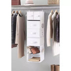 Whitmor Organizzatore Sospeso Multifunzione con Inserti per Cassetti 1pz Bianco