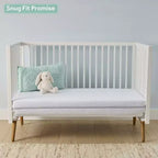 Sealy DuoBreathe Materasso in Schiuma a 2 Fasi per Culla 14.6cm - Bianco/Grigio: Impermeabile, Rivestimento in Rete Rimovibile, Lettino per Bambini Solido