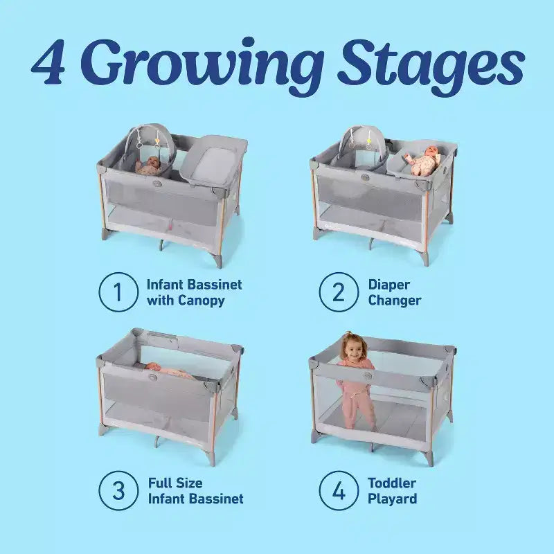 Graco Care Suite DLX Playard - Sky