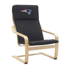 Sedia d'accento NFL New England Patriots in legno curvato