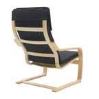 Sedia d'accento NFL New England Patriots in legno curvato