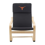Sedia d'accento in legno curvato NCAA University of Texas