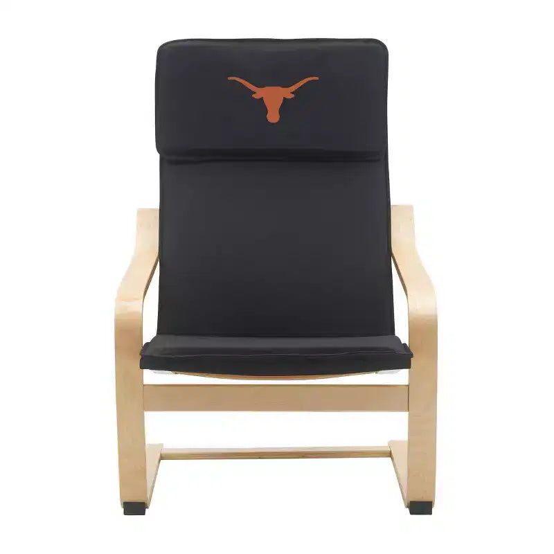 Sedia d'accento in legno curvato NCAA University of Texas