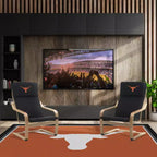 Sedia d'accento in legno curvato NCAA University of Texas