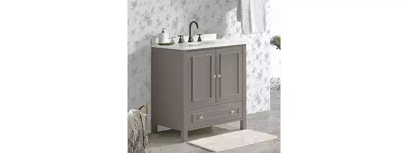 Mobile da 30" Williamsburg grigio - Alaterre Furniture