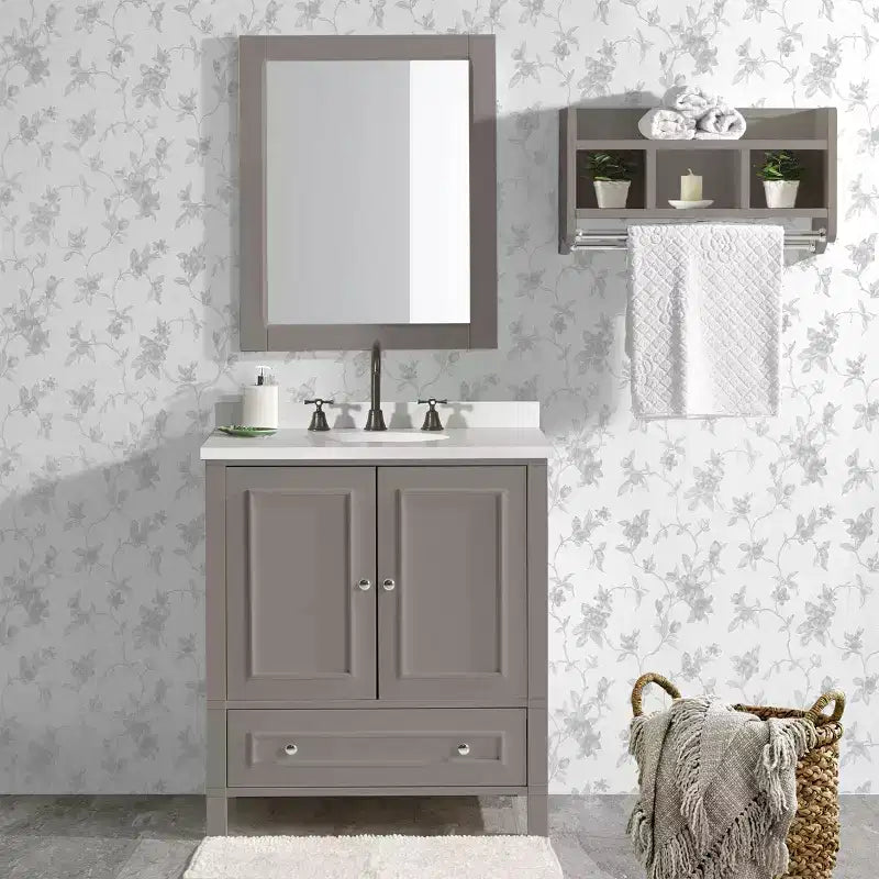 Mobile da 30" Williamsburg grigio - Alaterre Furniture
