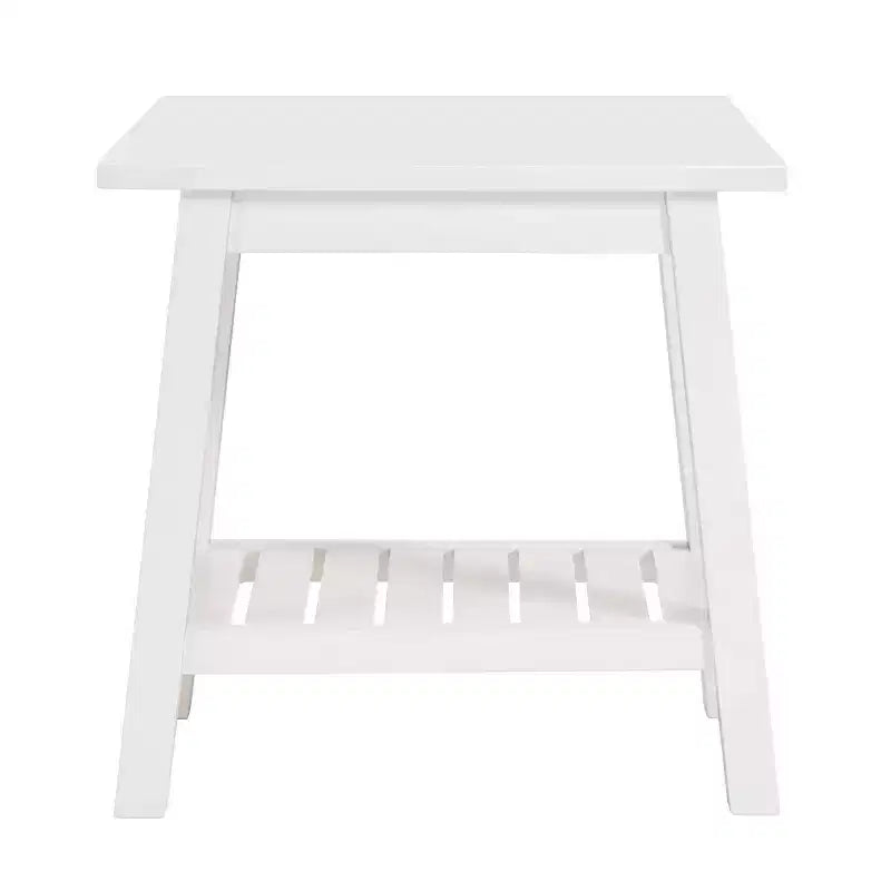 Panca Dorset con Contenitore Bianco - Alaterre Furniture: Rettangolare Imbottita, Struttura in Legno, Tessuto in Poliestere, Pulire a Spot