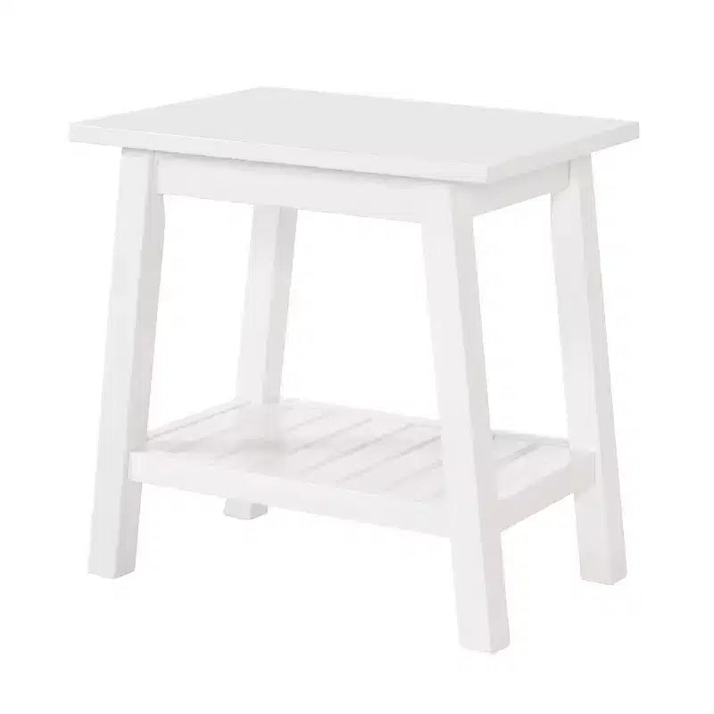 Panca Dorset con Contenitore Bianco - Alaterre Furniture: Rettangolare Imbottita, Struttura in Legno, Tessuto in Poliestere, Pulire a Spot