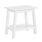 Panca Dorset con Contenitore Bianco - Alaterre Furniture: Rettangolare Imbottita, Struttura in Legno, Tessuto in Poliestere, Pulire a Spot