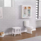 Panca Dorset con Contenitore Bianco - Alaterre Furniture: Rettangolare Imbottita, Struttura in Legno, Tessuto in Poliestere, Pulire a Spot