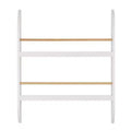 Danya B. 23.62" x 19.7" Steiner Contemporary 2-Tier Kids' Display Wall Mounted Bookshelf Beech White - Nursery Floating Shelf