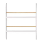 Danya B. 23.62" x 19.7" Steiner Contemporary 2-Tier Kids' Display Wall Mounted Bookshelf Beech White - Nursery Floating Shelf