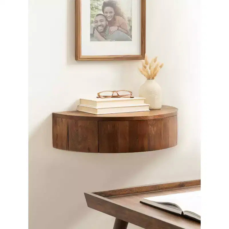 Mensola da parete in legno Reid di Kate & Laurel All Things Decor 50,8x27,9x15,2 cm Marrone noce