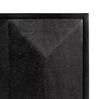 Kate & Laurel All Things Decor 30"x10"x14" Pensile a due ante Ranier Nero