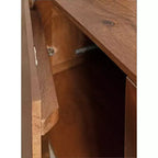 Pensile Ranier a due ante in noce di Kate & Laurel All Things Decor, 76x25x35 cm