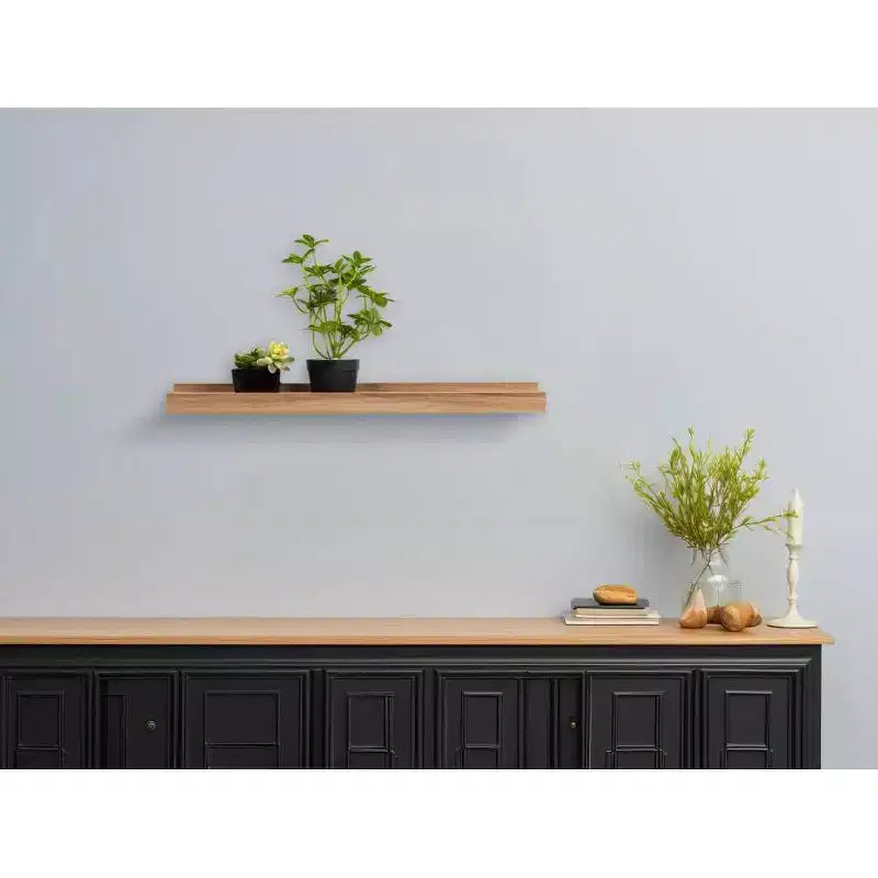 Kiera Grace 23"x4" Mensola a Muro Marrone: Scaffale Galleggiante in MDF