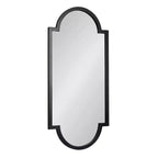 Kate & Laurel All Things Decor 20"X42" Jovie Decorative Wall Mirror Black