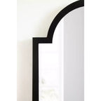 Kate & Laurel All Things Decor Specchio Decorativo da Parete Jovie Nero 20"X42"