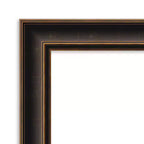 Specchio da porta in legno Villa non smussato 20"x54" bronzo anticato