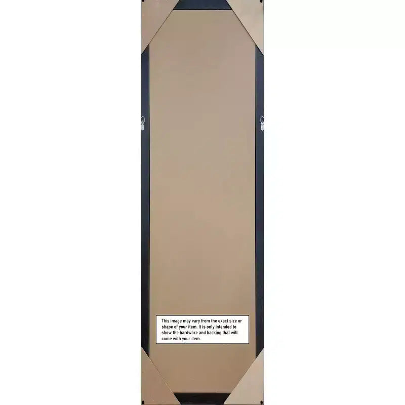 Specchio da porta in legno Villa non smussato 20"x54" bronzo anticato