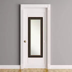 Specchio da porta in legno Villa non smussato 20"x54" bronzo anticato
