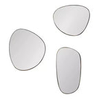 Kate & Laurel All Things Decor (Set di 3) Specchi Rollo in metallo dorato