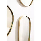 Kate & Laurel All Things Decor (Set di 3) Specchi Rollo in metallo dorato
