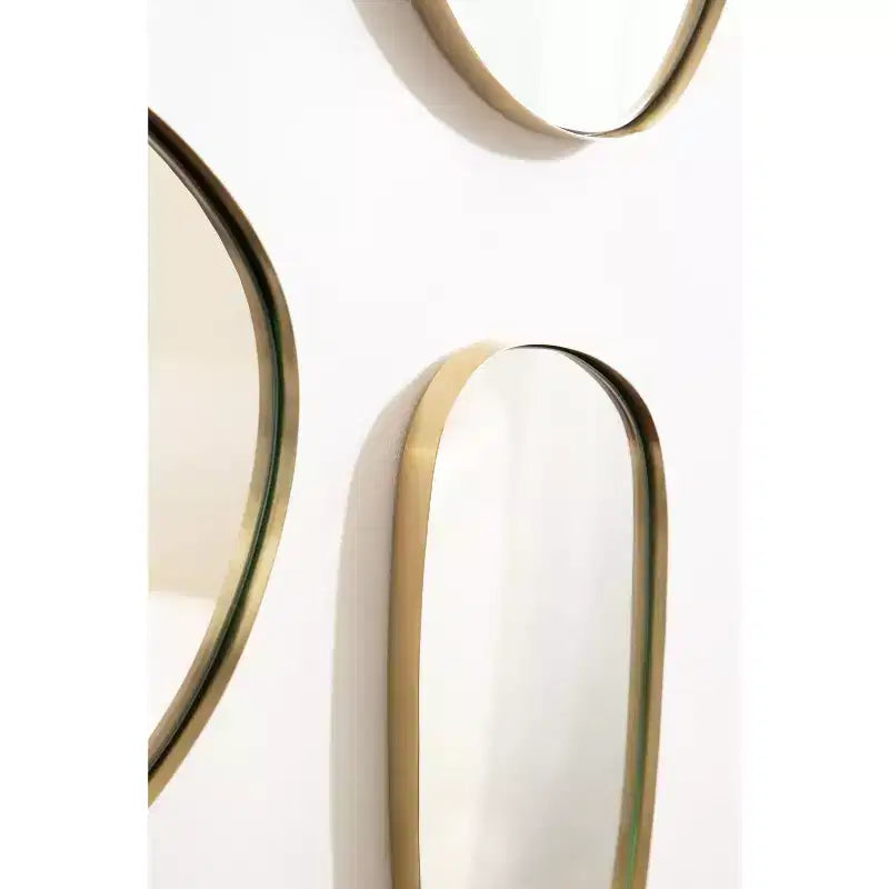 Kate & Laurel All Things Decor (Set di 3) Specchi Rollo in metallo dorato
