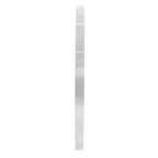 Howard Elliott Specchio da parete con cornice Shadowbox rotonda da 30" in acciaio inox, nero