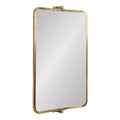 Kate & Laurel All Things Decor 20"X32" Elijah Pivot Wall Mirror Gold