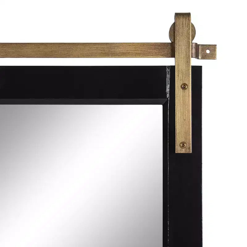 Specchio da Parete Decorativo Skylan 24"x31" Nero - Kate & Laurel All Things Decor: Stile Moderno Fattoria, Forma Rettangolare, Montaggio a Parete