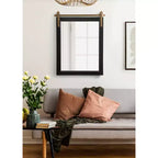 Specchio da Parete Decorativo Skylan 24"x31" Nero - Kate & Laurel All Things Decor: Stile Moderno Fattoria, Forma Rettangolare, Montaggio a Parete