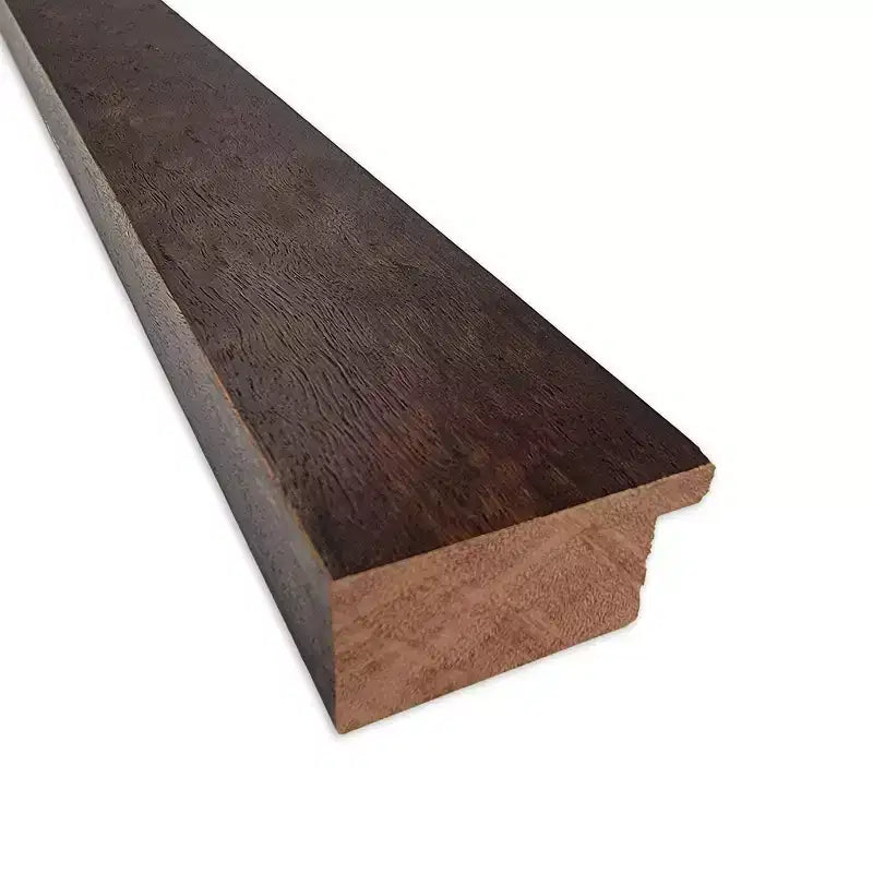 Amanti Art 39"x27" Specchio da parete non smussato in legno sottile per bagno Noce caldo: Specchio rettangolare moderno, montaggio a parete, cornice in legno