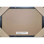 Amanti Art 39"x27" Specchio da parete non smussato in legno sottile per bagno Noce caldo: Specchio rettangolare moderno, montaggio a parete, cornice in legno