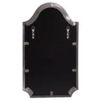 Howard Elliott 27"x16" Specchio a Scudo con Cornice in Acciaio Inox, Argento Scuro Spazzolato: Stile Moderno, Nessun Montaggio Richiesto