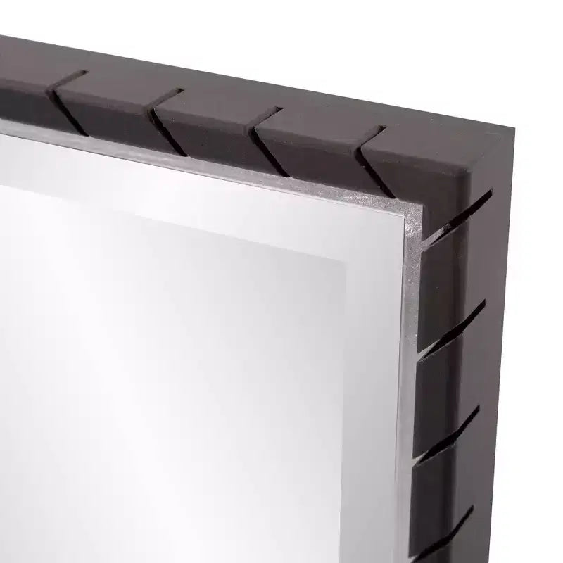 Specchio da parete Howard Elliott Cantera 48"x14": Stile moderno, cornice in ferro, montaggio a parete