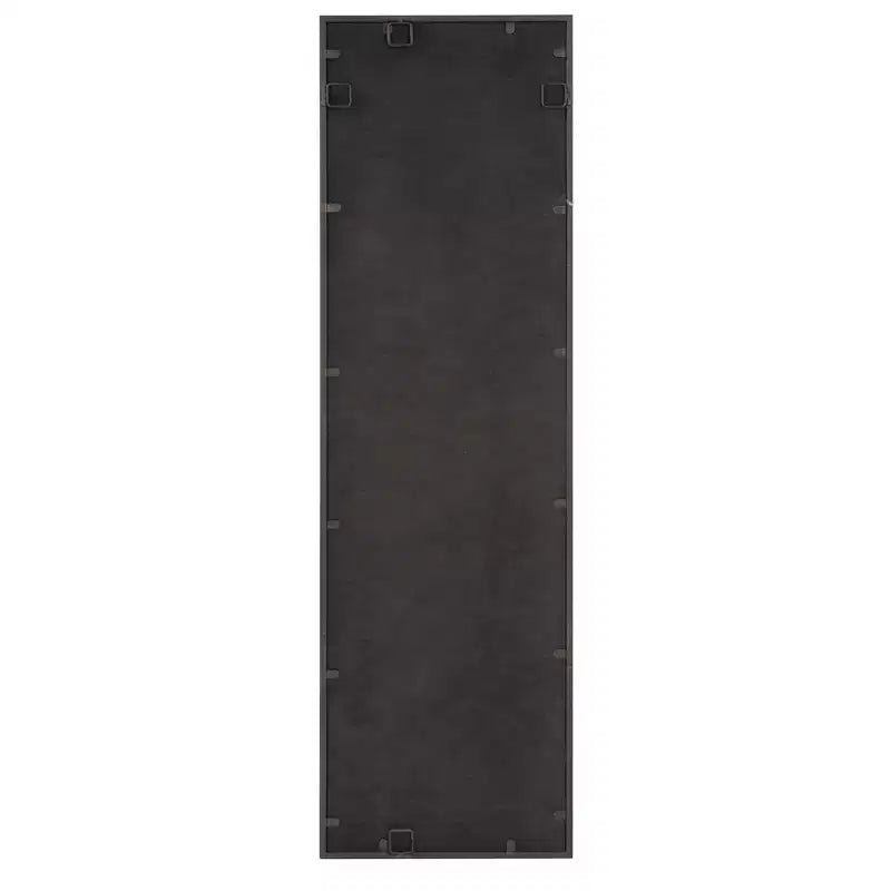 Specchio da parete Howard Elliott Cantera 48"x14": Stile moderno, cornice in ferro, montaggio a parete