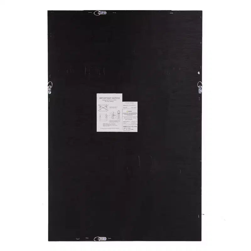 Howard Elliott 35.25"x23.25" Specchio da parete rettangolare con cornice in finto rilievo color tortora: Polistirene moderno, nessun assemblaggio richiesto