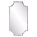 Howard Elliott 36"x20" Rectangular Wall Mirror with White Marble Frame
