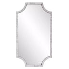 Howard Elliott 36"x20" Rectangular Wall Mirror with White Marble Frame