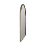 Specchio da parete Holli Furniture con perline in metallo, marrone