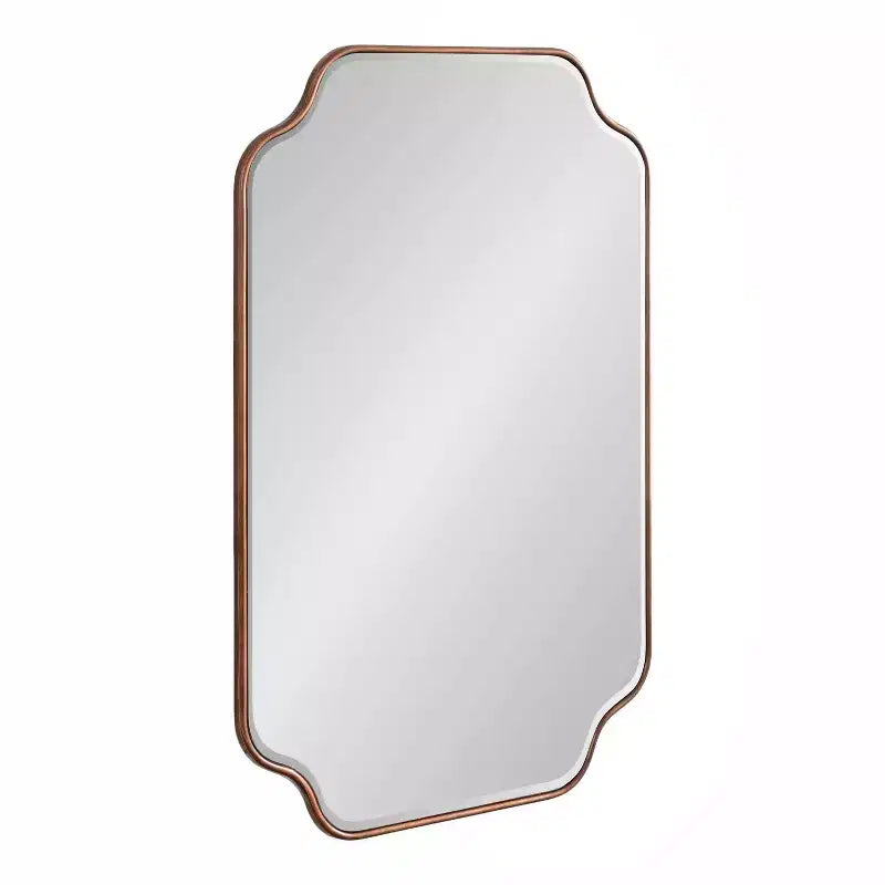 Kate & Laurel All Things Decor Specchio da parete con cornice Plumley 24"x36" Bronzo