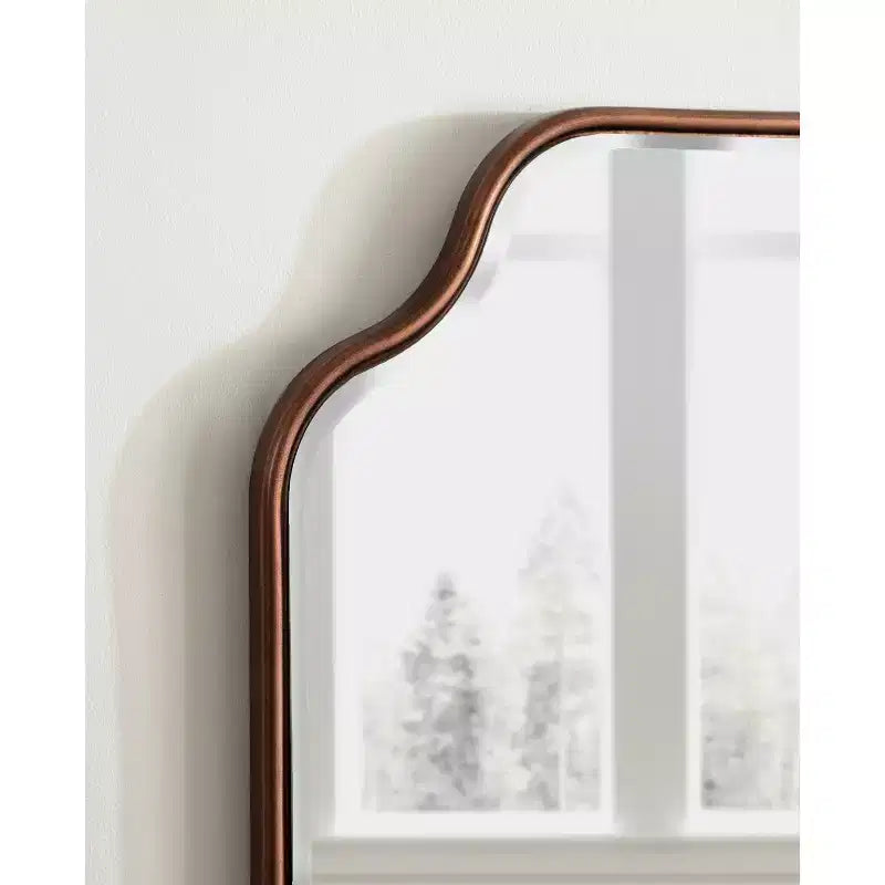 Kate & Laurel All Things Decor Specchio da parete con cornice Plumley 24"x36" Bronzo