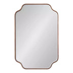 Kate & Laurel All Things Decor Specchio da parete con cornice Plumley 24"x36" Bronzo