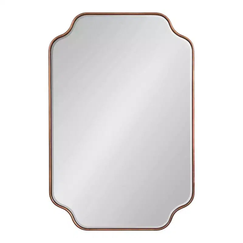 Kate & Laurel All Things Decor Specchio da parete con cornice Plumley 24"x36" Bronzo
