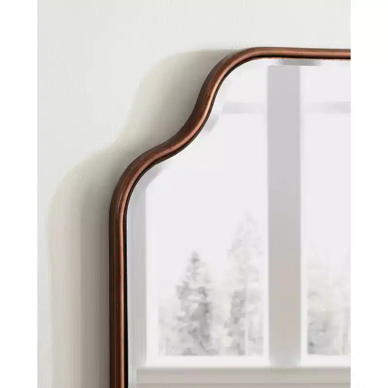 Kate & Laurel All Things Decor Specchio da parete con cornice Plumley 24"x36" Bronzo