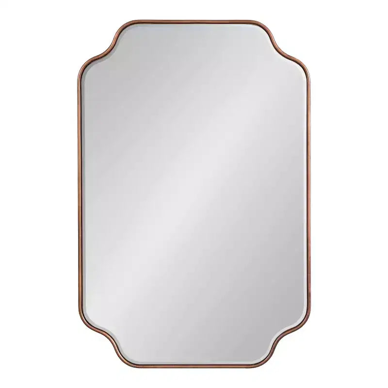Kate & Laurel All Things Decor Specchio da parete con cornice Plumley 24"x36" Bronzo