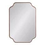 Kate & Laurel All Things Decor Specchio da parete con cornice Plumley 24"x36" Bronzo