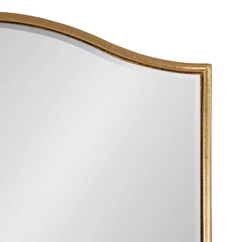 Specchio decorativo con cornice Kate & Laurel All Things Decor, 56x91 cm, affusolato Sedelle, color oro